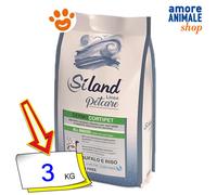 Siland Dog Dermocortipet All Breeds Bufalo e Riso Cibo Secco Cani 3 Kg