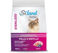 siland gatto adulto sterilizzato pollo mirtillo 400 g