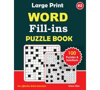 Silas Grace Large print WORD FILL INS Puzzle Book (Tascabile)