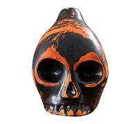 Silbato de la Muerte Azteca - Fischietto azteco con 125 decibel, in ceramica, per Halloween e giorno dei morti, colore: marrone