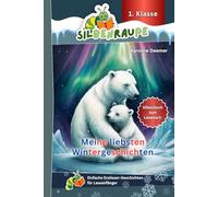 Silbenraupe 1. Klasse - Meine liebsten Wintergeschichten - Silbenbuch zum Lesestart: Einfache Erstleser-Geschichten für Leseanfänger