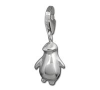 Silberdream Charm Gioiello 925 Argento Bracciale Ciondolo Pinguino FC1027