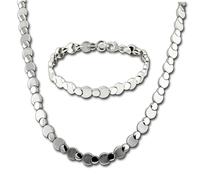 Silberdream Collana E Bracciale Set Da Donna In Argento 925 SDS474J