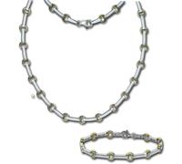 Silberdream Set Gioielli Circle Collier & Bracciale Donna 925 Argento SDS4801T