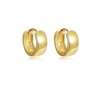 SILBERTALE Orecchini a cerchio Huggie, in argento Sterling S925, minimalisti ed eleganti, ipoallergenici e leggeri, il regalo perfetto, 3,6mm Breite, 6,7mm Innendurchmesser