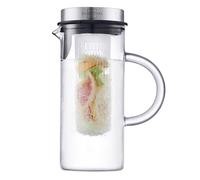 SILBERTHAL Brocca acqua vetro - Limonata e spritz - 1 litro - Caraffa con coperchio