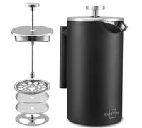 SILBERTHAL Caffettiera a stantuffo 1L - Acciaio inox - French press