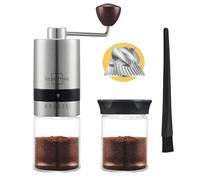SILBERTHAL Macinacaffe manuale regolabile - Macinino a mano per moka
