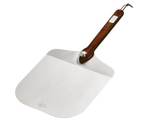 SILBERTHAL Pala per pizza corta - Acciaio inox 30 cm - Manico pieghevole - Proffessionale e rettangolare
