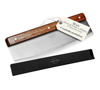 SILBERTHAL Tagliapizza mezzaluna inox - Professionale con manico in legno