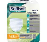 PANNOLONE SOFFISOF AIR DRY PANTS DISCREET LARGE 7 PEZZI