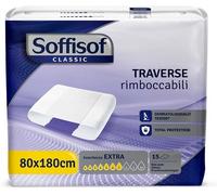 silc spa Traversa per incontinenza soffisof classic ultra 80x180 cm 15 pezzi