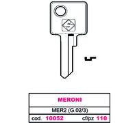Silca CHIAVE ASC MER2 (G.VAC 3) MERONI 100 PZ