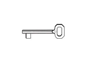 SILCA Chiave di sicurezza passepartout per porte interne, Ottone Bronzo, Funzione passepartout, Chiavi multiple