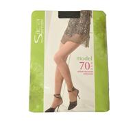 Silca Collant calza 70 denari a compressione graduata massaggia e riposa le gambe articolo MODEL COLLANT, Nero - Black, Size 5 / XXL