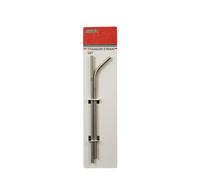 SILCA Set di 2 paglia in titanio anodizzato, una dritta da 21,5 cm + una curva d