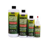 SILCA Sigillante per pneumatici tubeless definitivo con FIBERFOAM | Sigillante tubeless per pneumatici MTB, strada, bicicletta gravel | Sigillante per pneumatici (sigillante da 8 once con carbonio)