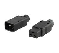 Sileduove AC industriale del connettore 16A 250V dell'incavo di potere del grado IEC320 C19 C20 per l'attrezzatura di UPS di PDU (C19+C20)