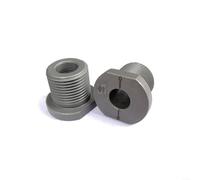 Sileduove Accessorio per perforazione 3 in 1, manicotto per trapano in metallo, 6-15 mm, boccola per trapano per trapano rotondo per legno, tenone, acciaio CNC, finitura grigia, filettatura M20 x 15