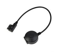 Sileduove Adattatore musicale wireless per interfaccia AMI MDI, cavo USB AUX 40 con streaming A2DP e accoppiamento doppio dispositivo, cavo in PVC nero da 1555 pollici per Mercedes-Benz MA 2008