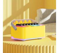 Sileduove Altoparlante portatile con controllo intuitivo con luci RGB e sintonizzazione audio professionale per un gioco coinvolgente (giallo)