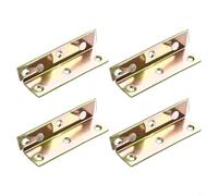 Sileduove Cerniera per letto, connettore di fissaggio per letto, staffa per binario letto, hardware per mobili non mortasa, rinforzo ispessito, solido nessuna deformazione, acciaio laminato a freddo