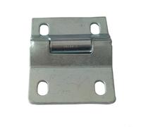 Sileduove Cerniere per porte con cuscinetto a sfera in ferro, con struttura a fila singola curva e pannello di sicurezza anti-pizzicamento, per porte di garage, porte sopraelevate