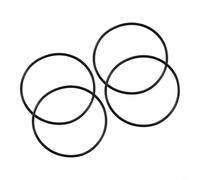 Sileduove Confezione da 4/6 coperchi per cloruratore per piscina per Hayward CLX200 CL220 CLX200K, guarnizione di ricambio in gomma nera da 14 cm n. 308-1125 guarnizione di alimentazione in linea (4