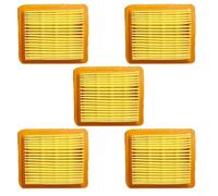 Sileduove Confezione da 5 filtri dell'aria affidabili progettati per l'uso con il motore Honda GX50 per sostenere la longevità, giallo
