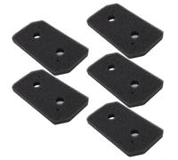 Sileduove Confezione da 5 filtri in spugna di ricambio, per Bosch per Siemens Serie 4 8, filtro in schiuma di ricambio 228 x 128 mm per asciugatrice Isensoric 12007650