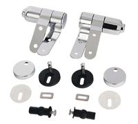 Sileduove Connettore per coperchio WC rallentato, cerniera a sgancio rapido a due pulsanti