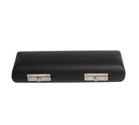 Sileduove Custodia per flauto Piccolo C Key Flauto Cover in pelle PU nera per borsa per flauto Piccolo Materiale traspirante confortevole per viaggi e uso