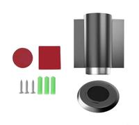 Sileduove Fermaporta magnetico a pavimento, in lega di zinco, invisibile, per interni, bagno, camera da letto, resistente, installazione senza foratura (grigio)