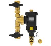 Sileduove Filtro separatore magnetico per HVAC per caldaie, maglia in acciaio inossidabile e anello magnetico per rimuovere ruggine e sedimenti, applicazione centrale dello scaldabagno (DN32/1-1/4