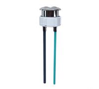 Sileduove Geberit - Pulsante di ricambio per serbatoio WC a doppio scarico, piastra a pressione in ABS argento con asta regolabile, foro da 38 mm e 48 mm, finitura non sbiadisce, per la riparazione
