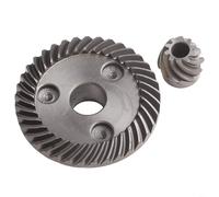 Sileduove Insieme della sostituzione dell'ingranaggio conico a spirale per la costruzione del metallo grigio scuro dei pezzi di ricambio dell'utensile elettrico della smerigliatrice 9556NB di angolo