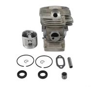 Sileduove Kit cilindro e pistoni da 47 mm compatibile con motoseghe a gas MS291 MS291C MS271 con cuscinetti ad aghi, guarnizione di tenuta dell'olio per attività di taglio in cortile e forestale