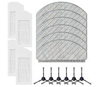 Sileduove Kit di spazzole laterali per mocio con filtro progettato per Bosch per aspirapolvere Spotless BCRD1W per supportare la pulizia quotidiana del pavimento Kit di accessori di ricambio (B)