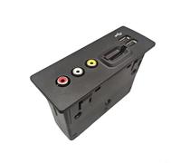 Sileduove Modulo di controllo dell'interfaccia multimediale USB Adattatore AUX per autoradio OE BT4T-14F014-AE Installazione rapida ABS Adatto per Ford Fusion per TAURUS Explorer 2013-2015 Nero