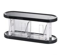 Sileduove Organizer da scrivania, scaffale da cucina, ripiano in plastica, scaffale da appoggio a 3 ripiani, design salvaspazio, robusto ABS Plus PET Build, 435 x 14 x 355 cm, montaggio utensili, uso