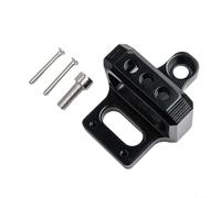 Sileduove per MAC AEM 3 Port Boost Controller Solenoide Valve Mount Holder Bracket Kit, CNC Billet Alluminio Nero Anodizzato, Step-Down Bolt Hole Design per installazione flessibile del vano motore,