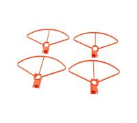 Sileduove Protezione per elica leggera per DJI per Mini 5Pro, paraurti anti-collisione a sgancio rapido, copertura di protezione in ABS (arancione)