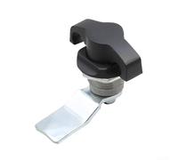 Sileduove Serratura cilindrica nera in lega di zinco 20x20mm Hardware compatto per porta sicura per pannello di controllo del Governo del telaio Attrezzature industriali