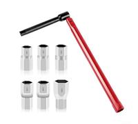 Sileduove Set di chiavi per lavello con 7 pezzi tra cui strumenti di rimozione della valvola e chiavi rotanti per installazione e riparazione del rubinetto