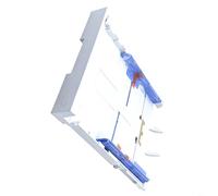 Sileduove Vassoio di ingresso carta 2 di ricambio compatibile per HP per OFFICEJET Pro 9023 9025 9022E 9022 9028 9026E 9026 9025E Guide di guida ispessite Supporti per cassetto carta stampante A4 A5