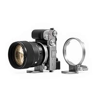 Silence Corner Atoll D-Silver - Rotating Collar for DSLR Camera Models - Fast Orientation Change Vertical/Horizontal, Easily Change Lenses, Universal Tripod Mounting & Faster Than L-Bracket