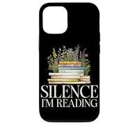 Silence I'm Reading Amante dei libri Wildflower Reading Bookworm Custodia per iPhone 12/12 Pro