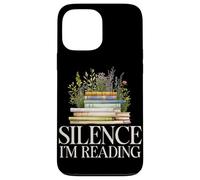 Silence I'm Reading Amante dei libri Wildflower Reading Bookworm Custodia per iPhone 13 Pro Max