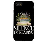 Silence I'm Reading Amante dei libri Wildflower Reading Bookworm Custodia per iPhone SE (2020) / 7 / 8