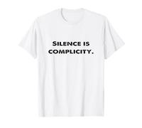 Silence Is Complicity tee Maglietta